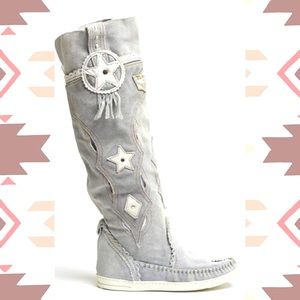 Super rare El Vaquero moccasin boots size 36 6.5